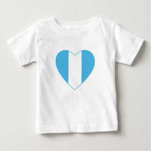 Guatemala Flag Heart T-Shirt