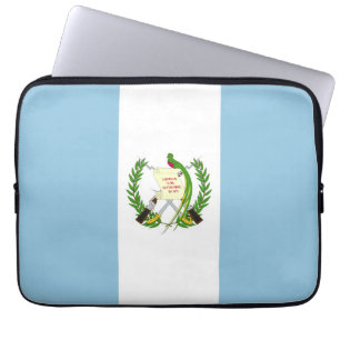 Guatemala flag laptop sleeve