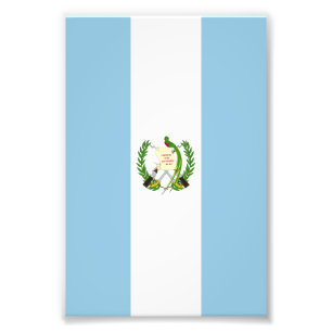 Guatemala flag photo print