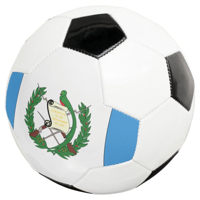 Guatemala Flag Soccer Ball (Three Quarter)