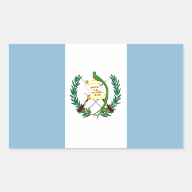 Guatemala Flag Sticker (Front)