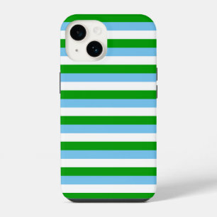 Guatemala flag stripes country symbol lines green  iPhone 14 case