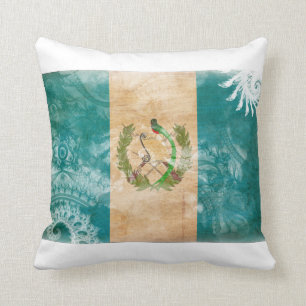 Guatemala Flag Throw Pillow