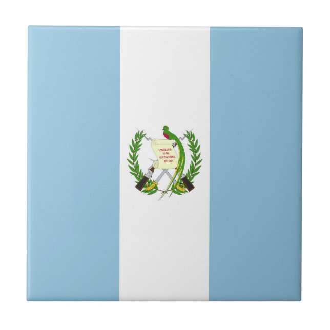 Guatemala flag tile (Front)