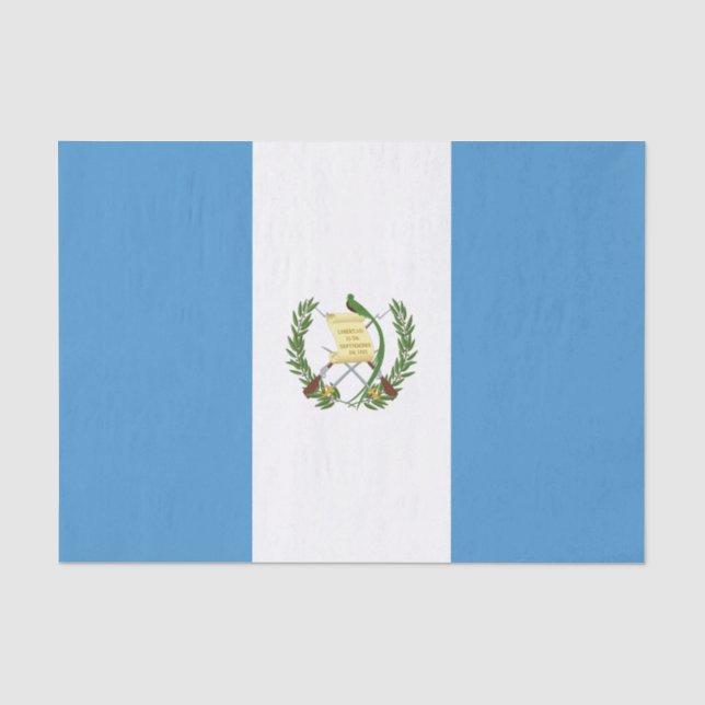 Guatemala Flag Tissue Paper (Front)