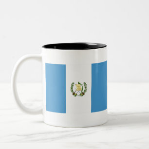 Guatemala Flag Two-Tone Coffee Mug