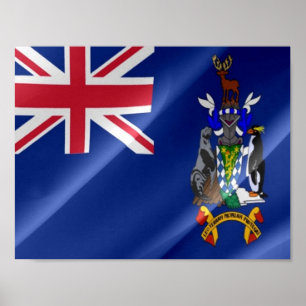 Guatemala - flag Waving - Poster