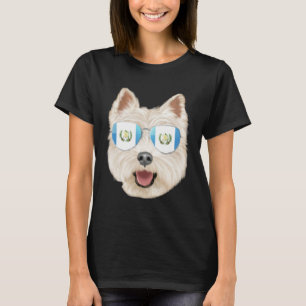 Guatemala Flag West Highland White Terrier Guatema T-Shirt