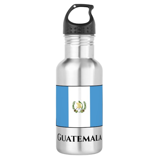 Guatemala (Guatemalan) Flag 532 Ml Water Bottle (Front)