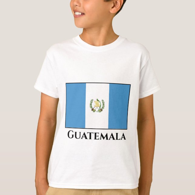 Guatemala (Guatemalan) Flag T-Shirt (Front)