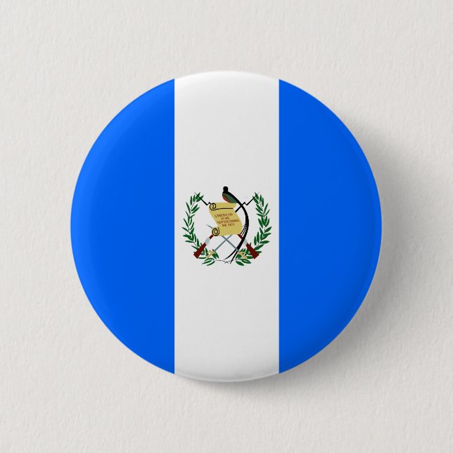 Guatemala High quality Flag 2 Inch Round Button (Front)