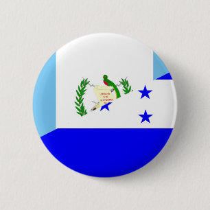 guatemala honduras half flag symbol 2 inch round button