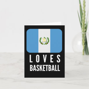 Guatemala Loves Basketball  Card