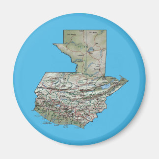 Guatemala Map Magnet