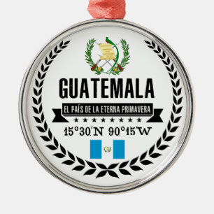 Guatemala Metal Ornament
