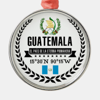 Guatemala Metal Ornament