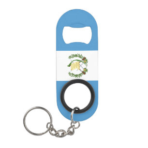 Guatemala National Flag Patriotic Keychain Bottle Opener