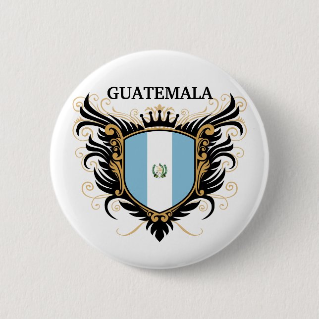 Guatemala [personalize] 2 inch round button (Front)