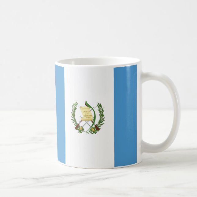  Guatemala República Flag Ceramic Mug (Right)