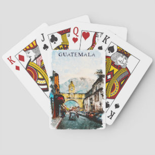 Guatemala Retro Vintage Travel Playing Cards