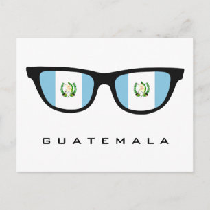 Guatemala Shades custom text & colour postcard