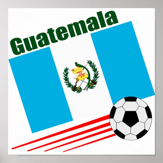 Guatemala Soccer Team Poster (Front)