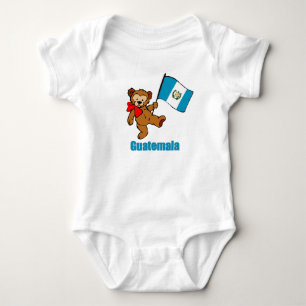 Guatemala Teddy Bear T-Shirt Baby Bodysuit