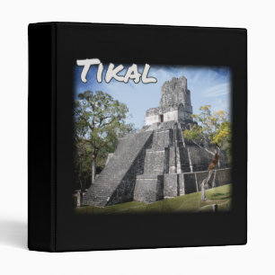 Guatemala Tikal Ruins Temple Binder