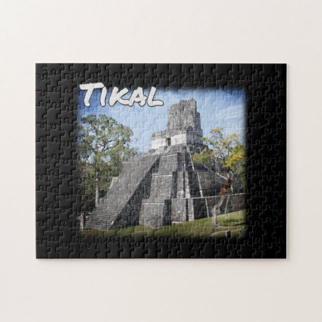 Guatemala Tikal Ruins Temple Jigsaw Puzzle (Horizontal)