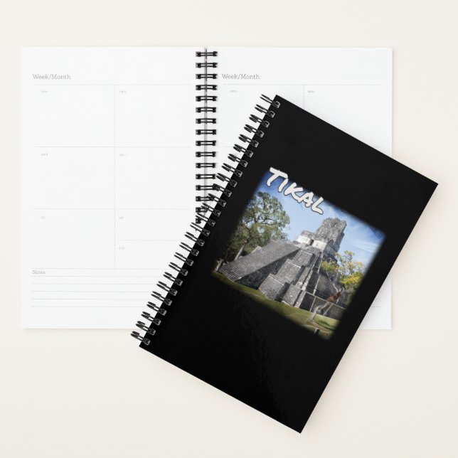 Guatemala Tikal Ruins Temple Planner (Display)