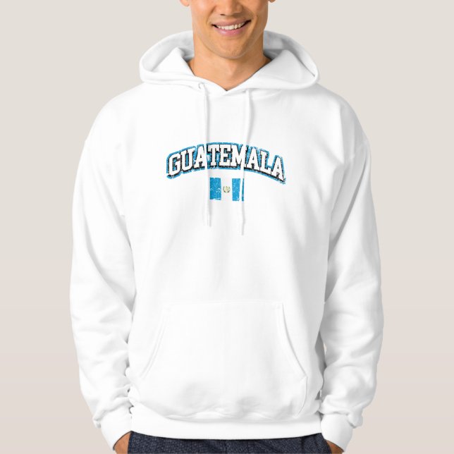 Guatemala Vintage Flag Hoodie (Front)