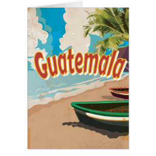 Guatemala Vintage vacation Poster