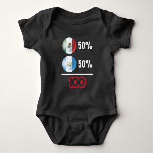 Guatemalan and Mexican Heritage Mexico Proud Roots Baby Bodysuit