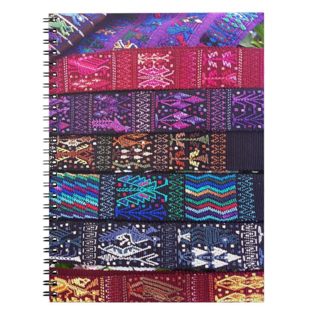 Guatemalan textile designs notebook (Front)