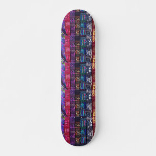 Guatemalan textile designs skateboard