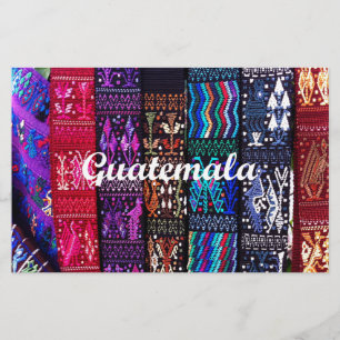Guatemalan textile designs. stationery