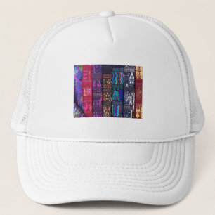 Guatemalan textile designs trucker hat