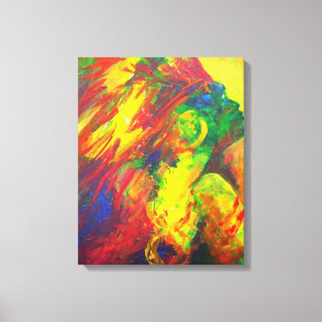 Guatiguana the Taino 2011 Canvas Print (Front)