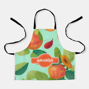 Guava Floral Colourful Personalized Pattern Apron