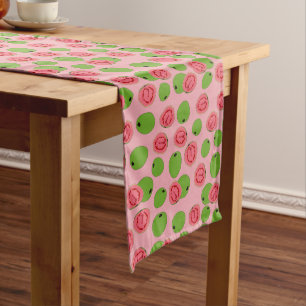 Guava Fruit Pattern  Long Table Runner