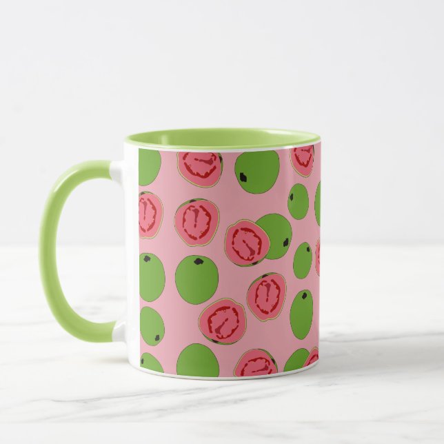 Guava Fruit Pattern  Mug (Left)