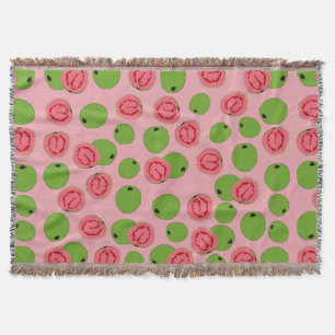 Guava Fruit Pattern  Throw Blanket