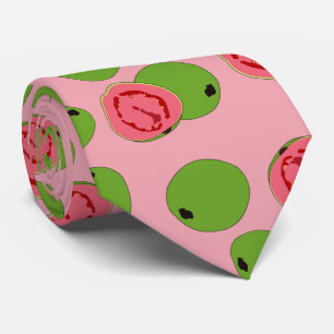 Guava Fruit Pattern Tie