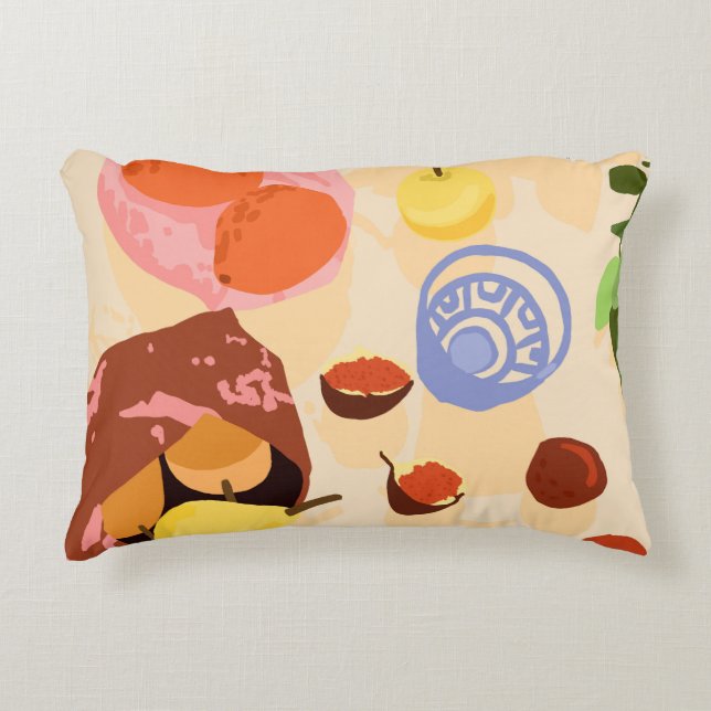 Guava Grove Gala Accent Pillow (Front)