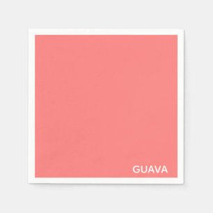 Guava pink colour name napkin
