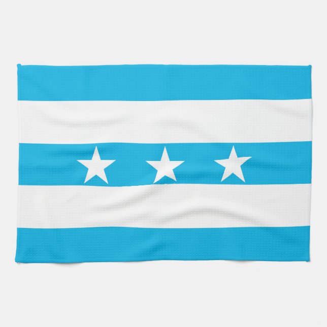 Guayaquil city flag Ecuador symbol Kitchen Towel (Horizontal)
