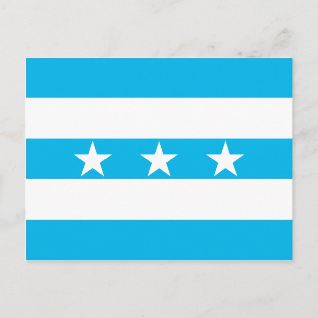 Guayaquil, Ecuador flag Postcard (Front)