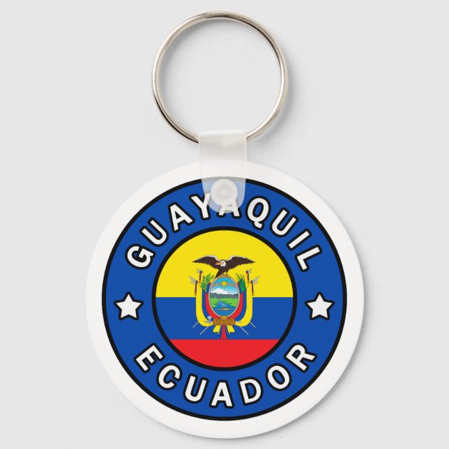 Guayaquil Ecuador Keychain (Front)