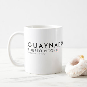 Guaynabo Porto Rico Coordonnées Tasse Boricua Cade
