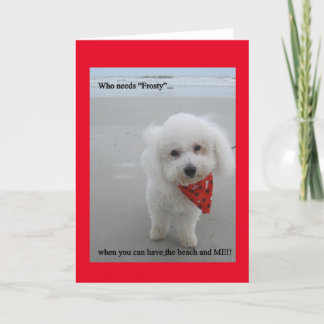 Gucci at the Beach - Greeting Card